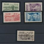 Briefmarken Deutschland Saarland ab 1945 Sammlung kleines Lot meist postfrisch