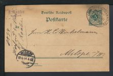 Deutsches Reich Reklame Privatganzsache Hoffmann Stärke mit der Katze