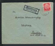 Deutsches Reich Wandhagen über Zanow Pommern Ostgebiete Polen Landpoststempel
