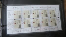 Bundesrepublik Sammlung von 42 Kleinbogen meist Euro-Zeit gestempelt hoher Kat.