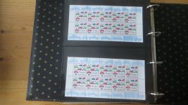 Bundesrepublik Sammlung von 42 Kleinbogen meist Euro-Zeit gestempelt hoher Kat.