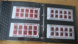 Bundesrepublik Sammlung von 42 Kleinbogen meist Euro-Zeit gestempelt hoher Kat.