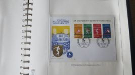 Schöne Sport Sammlung Olympia Olympische Spiele München Deutschland 1972 2 Binder