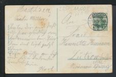 Ansichtskarte Bast Łekno Kr. Köslin Koszalin Ostgebiete Polen Pommern Lützow