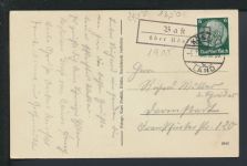 Ansichtskarte Bast Łekno Kr. Köslin Koszalin Ostgebiete Polen Pommern Darmstadt