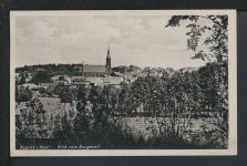 Ansichtskarte Bublitz Ostgebiete Polen Pommern Blick vom Burgwall Bielefeld NRW