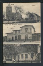 Ansichtskarte Bast Łekno Kr. Köslin Koszalin Ostgebiete Polen Pommern Berlin