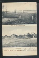 Ansichtskarte Deep Mrzeżyno Kr. Köslin Koszalin Ostgebiete Polen Pommern