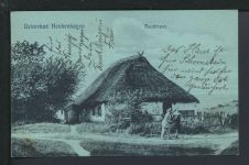 Ansichtskarte Henkenhagen Ostgebiete Polen Pommern Rauchhaus Mariendorf