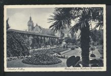 Ansichtskarte Kolberg Kołobrzeg Ostgebiete Polen Pommern Rosengarten Kurhaus