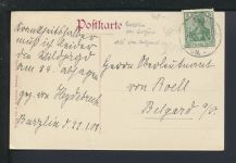 Ansichtskarte Barzlin bei Belgard Białogard Ostgebiete Polen Pommern