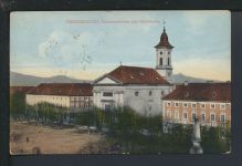 Ansichtskarte Theresienstadt Tschechien Garnisonskirche Wien Österreich KuK 1910