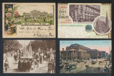 Wien Österreich tolle Sammlung von 33 oft guten alten Ansichtskarten aus Nachlass