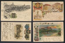 Wien Österreich tolle Sammlung von 33 oft guten alten Ansichtskarten aus Nachlass