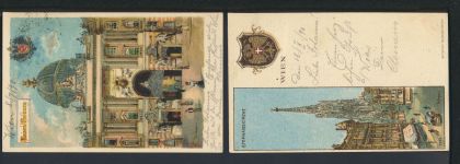 Wien Österreich tolle Sammlung von 33 oft guten alten Ansichtskarten aus Nachlass