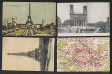 Oft Impessionismus Paris Frankreich tolle Sammlung von 96 alten Ansichtskarten aus