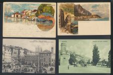 Italien Sammlung von 57 alten oft guten Ansichtskarten aus Nachlass