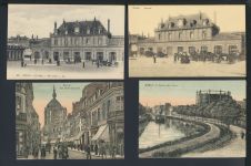 Douai Frankreich kleine Sammlung von 13 alten oft guten Ansichtskarten aus Nachlass