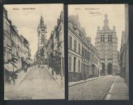 Douai Frankreich kleine Sammlung von 13 alten oft guten Ansichtskarten aus Nachlass