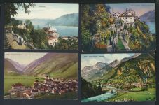 Schweiz schöne Sammlung von 47 alten Ansichtskarten aus Nachlass