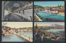 Luzern Schweiz Sammlung von 29 alten Ansichtskarten aus Nachlass