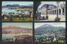 Luzern Schweiz Sammlung von 29 alten Ansichtskarten aus Nachlass