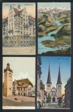 Luzern Schweiz Sammlung von 29 alten Ansichtskarten aus Nachlass