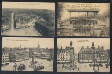 Lille Frankreich gute Sammlung von 51 oft guten alten Ansichtskarten Nachlass incl