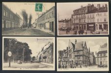 Frankreich inter. Sammlung von 32 oft guten alten Ansichtskarten aus Nachlass mit