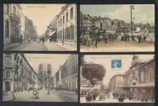 Frankreich inter. Sammlung von 32 oft guten alten Ansichtskarten aus Nachlass mit