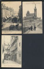 Frankreich inter. Sammlung von 32 oft guten alten Ansichtskarten aus Nachlass mit