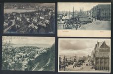 Bergen Norwegen inter. Sammlung von 11 oft guten alten Ansichtskarten aus Nachlass