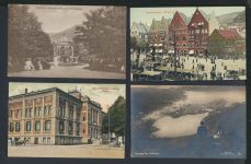 Bergen Norwegen inter. Sammlung von 11 oft guten alten Ansichtskarten aus Nachlass