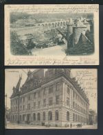Luxemburg Sammlung von 13 oft guten alten Ansichtskarten aus Nachlass