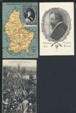 Luxemburg Sammlung von 13 oft guten alten Ansichtskarten aus Nachlass