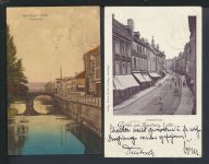 Saarburg in Lothringen Frankreich Sammlung von 9 alten Ansichtskarten aus Nachlass