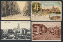 Strassburg Elsass Frankreich gute Sammlung 57 alte Ansichtskarten Lithos und mehr