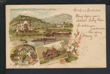 Litho Ansichtskarte Seeboden Millstädter See Österreich Prag Tschechien