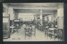 Ansichtskarte Köln Cöln NRW Wiener Cafe seltene Innenaufnahme Feldpost 1916