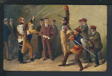 Ansichtskarte Studentika Mensur Hannover Niedersachsen Lüneburg