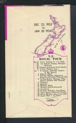 Brief Neuseeland Royal Visit 1953 1954