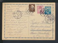 Postkarte Tschechoslowakai Limburg Hessen Zensiert