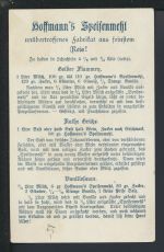 Ansichtskarte Hamburg Seewarte Litho Reklame Rezept Hoffmann