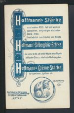 Litho Ansichtskarte Bremen Wallparthie Heerdenthor Reklame Hoffmann Stärke Katze siehe