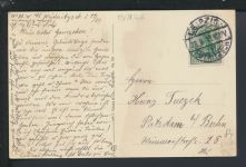 Zeppelin Ansichtskarte Leipzig Sachsen Völkerschlachtdenkmal Podsdam 1913