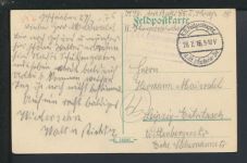 Selt. Künstler Ansichtskarte Flugzeug Luftkampf Feldpost Harbouey Frankreich Leipzig