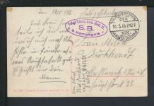 Katastrophe Unglück Ansichtskarte Flugzeug Abschuss Luftkampf Feldpost Frankreich