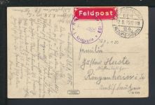 Ansichtskarte Flugzeug Krieg Frankreich Sissonne Farmann Doppeldecker Feldpost