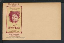 Berlin Reklame Literatur Kunst Ansichtskarte Reklame Berliner Range Budapest Ungarn