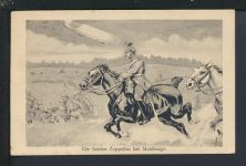 Ansichtskarte Frankreich Maubeuge Zeppelin Feldpost Woltmershausen Bremen